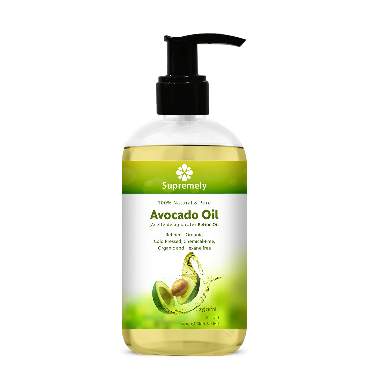 Refined Avocado Oil 250 ML Pump
